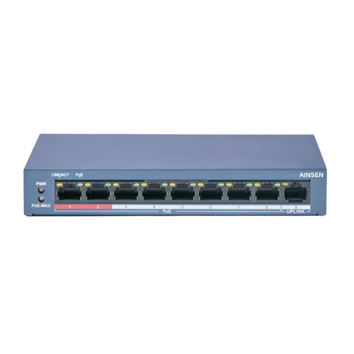 AINSEN 8 PORT 10/100M PoE